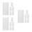 18Pcs Cordless White Plastic Roller Shade Pull Down Clips for Home Use 4