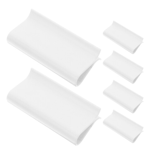 18Pcs Cordless White Plastic Roller Shade Pull Down Clips for Home Use 1