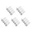 20Pcs Smooth Silver Rubber Roller Wheels for Barn Door and Wardrobe 4