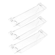 15Pcs Easy-Fit Plastic Range Hood Oil Storage Bowls Clear Replacement