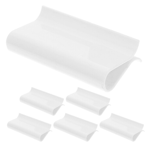 18Pcs Cordless White Plastic Roller Shade Pull Down Clips for Home Use 2