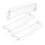 15Pcs Easy-Fit Plastic Range Hood Oil Storage Bowls Clear Replacement 3