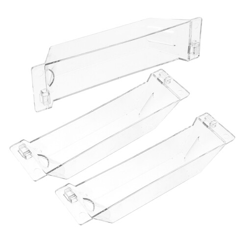 15Pcs Easy-Fit Plastic Range Hood Oil Storage Bowls Clear Replacement 2