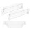 15Pcs Easy-Fit Plastic Range Hood Oil Storage Bowls Clear Replacement 2