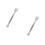 2Pcs Stainless Steel Blackhead Removal Tool Double-Ended Face Spatula 5