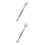 2Pcs Stainless Steel Blackhead Removal Tool Double-Ended Face Spatula 8