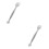 2Pcs Stainless Steel Blackhead Removal Tool Double-Ended Face Spatula 4