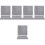 60 Pcs Dishwashing Scrubber Cloth Kitchen Scrubbing Towel 7