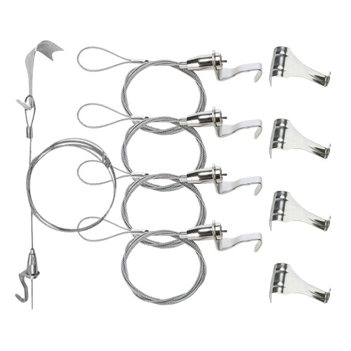Adjustable Picture Hanging Wire Kit With Stainless Steel Cable 2