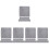 60 Pcs Dishwashing Scrubber Cloth Kitchen Scrubbing Towel 8