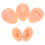 5Sets Khaki Silicone Ear Piercing Model Realistic Practice Body Parts 3