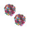 2000Pcs Assorted Color Felt Circles for Crafts DIY Thick Felt Pads 9