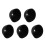 5Pcs Black Silicone Smart Speaker Case Water Resistant Dustproof Cover 7