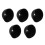 5Pcs Black Silicone Smart Speaker Case Water Resistant Dustproof Cover 5