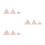 9Pcs Wooden Triangular Decoration Assorted Home Ornament 3