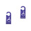 2Pièces Plaques Signal Handicap PVC - Accessoires Parking 4