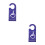 2Pièces Plaques Signal Handicap PVC - Accessoires Parking 7