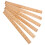 12Pcs Durable Bamboo Quilting Rulers with Clear Double-Sided Scale 1