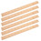 12Pcs Durable Bamboo Quilting Rulers with Clear Double-Sided Scale 2