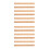 12Pcs Durable Bamboo Quilting Rulers with Clear Double-Sided Scale 3