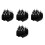 60Pcs Reusable Black Pet Paint Squeeze Bottles with Fine Needle Tip 8