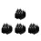 60Pcs Reusable Black Pet Paint Squeeze Bottles with Fine Needle Tip 4