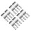 40Pcs Silver Finger Guard Kitchen Tool for Safe Slicing and Dicing 7