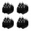 60Pcs Reusable Black Pet Paint Squeeze Bottles with Fine Needle Tip 6