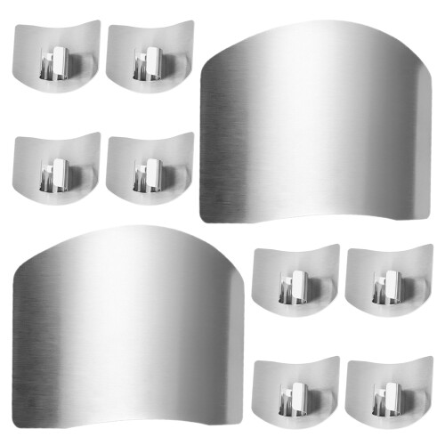 40Pcs Silver Finger Guard Kitchen Tool for Safe Slicing and Dicing 2