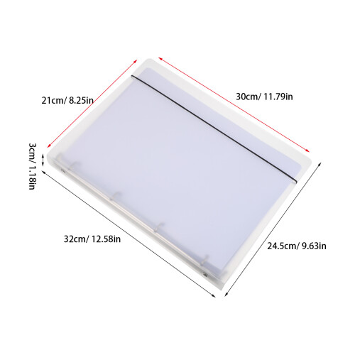 1Set A4 White Loose Leaf Binder Paper for Office Planner and Journal 1