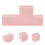 2Pcs Pink Clay Angle Cutter Tool Stainless Wire 9