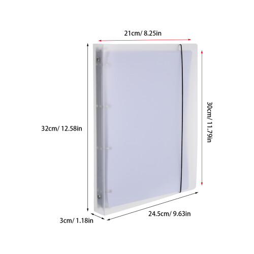 1Set A4 White Loose Leaf Binder Paper for Office Planner and Journal 2
