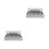 2Pcs Rustproof Stainless Steel Drip Tray Silver Wall Mounted 6