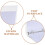 1Set A4 White Loose Leaf Binder Paper for Office Planner and Journal 7