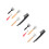 10Pcs Comb Cleaner Brush Set for Cushion Brushes ABS Nylon with Hooks 5