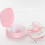4Pcs Pocket Retainer Carrier Box Pink Durable Plastic Storage 10