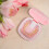 4Pcs Pocket Retainer Carrier Box Pink Durable Plastic Storage 9