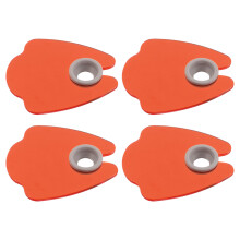 20Pcs Orange Uv Nail Lamp Shield Acrylic Protective Cover for Nail Art