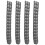 8Pcs Garden Tree Trunk Protector Spiral Wraps Grey Plastic Guards 2