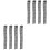 8Pcs Garden Tree Trunk Protector Spiral Wraps Grey Plastic Guards 5