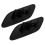 1Pair Black Plastic Headlight Washer Nozzle Cover for Car Front Bumper 9