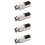 4Pcs Kitchen Electric Sharpener Ergonomic White Cutter Sharpening Tool 10