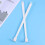 12Pcs White Silicone Bottle Scrapers with Long Handle for Sauce 10