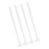 12Pcs White Silicone Bottle Scrapers with Long Handle for Sauce 2