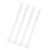 12Pcs White Silicone Bottle Scrapers with Long Handle for Sauce 1