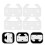 48Pcs White Drawer Replacement Slides Easy Install Drawer Track Guides 9
