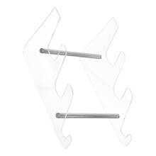 6Pcs Transparent Keyboard Tray for Desk Use with Portable Design