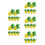 30Pcs Pineapple Charms Durable Hanging Beads for Jewelry 10