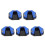 5Pcs Motorcycle Side Stand Pads Aluminum Multi Color Kickstand Support 8