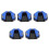 5Pcs Motorcycle Side Stand Pads Aluminum Multi Color Kickstand Support 7